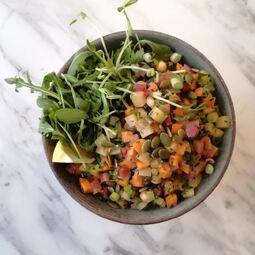 Mlle Flexcyntarienne - Repas prêt à manger Vegan Options Restaurant