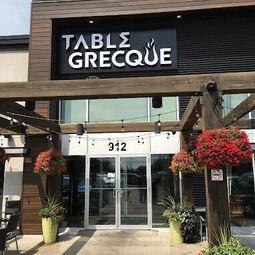 Table Grecque  Restaurant Grecque