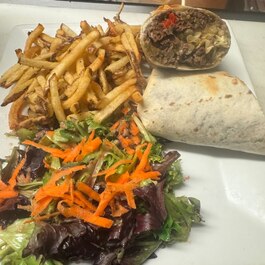 Philly Steak Wrap - Typhoon Lounge RestoMontreal.ca